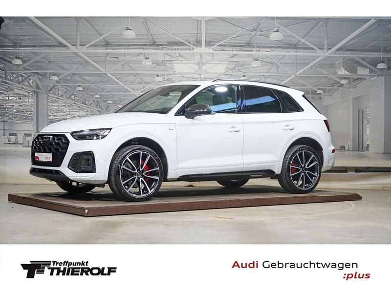 Gletscherweiß metallic Gebraucht 2024 Audi Q5 S-Line SUV | 52.480 € (Etwas zu teuer) - Bild 1/4