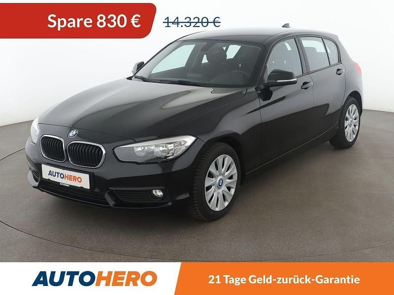 Schwarz Gebraucht 2015 BMW 118 Advantage Kleinwagen | 13.490 € (Fairer Preis) - Bild 1/3