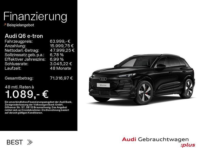 Gebraucht Audi Q6 e-tron Ambiente 284 kW (387 PS) 2025 Mythosschwarz metallic SUV