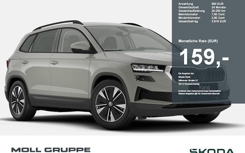 Grau Neu 2025 Skoda Karoq Selection SUV | 37.890 € (Etwas zu teuer) - Bild 1/2