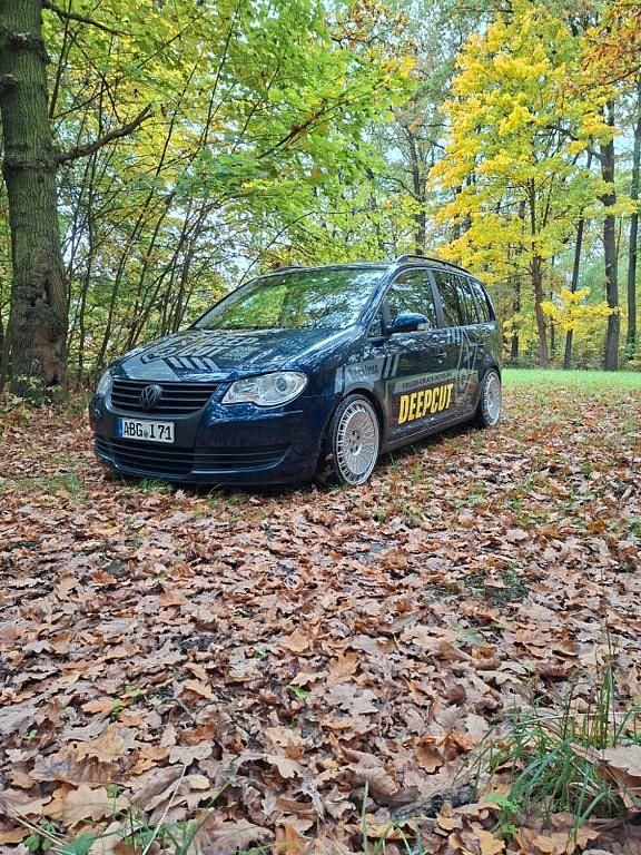Gebraucht VW Touran United 140 PS (102 kW) 2008 Schwarz Van / Kleinbus