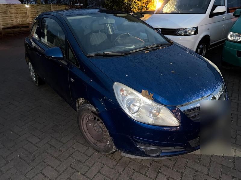 Blau Gebraucht 2008 Opel Corsa Edition Kleinwagen | 999 € - Bild 1/4