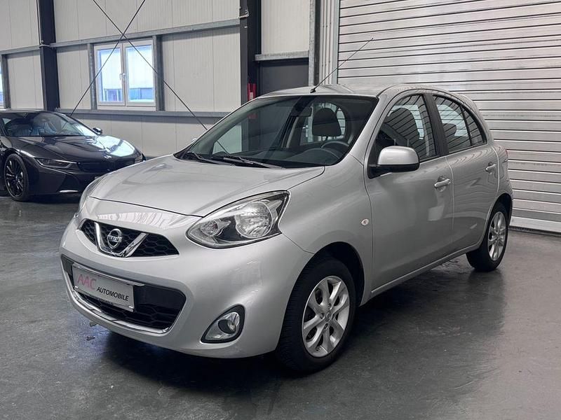 Gebraucht Nissan Micra Acenta 80 PS (58 kW) 2015 Silber Kleinwagen
