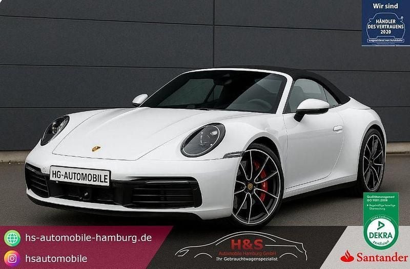 Weiss Gebraucht 2022 Porsche 911 Carrera Cabriolet Cabrio | 124.900 € (Guter Preis) - Bild 1/4