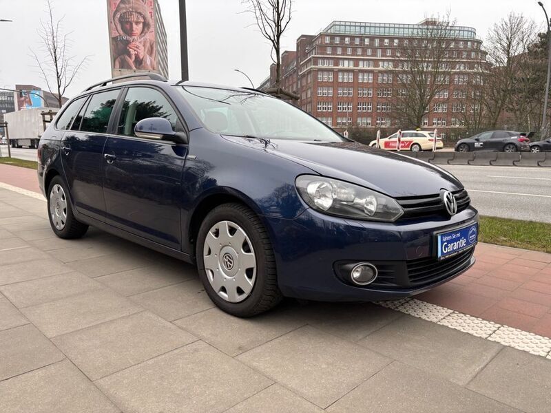 Blau Gebraucht 2012 VW Golf VI Match Kombi | 5.300 € (Guter Preis) - Bild 1/4