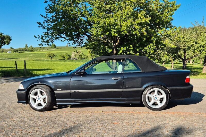 Schwarz Gebraucht 1998 BMW 328 Cabriolet M Sport Cabrio | 15.000 € (Superpreis) - Bild 1/4