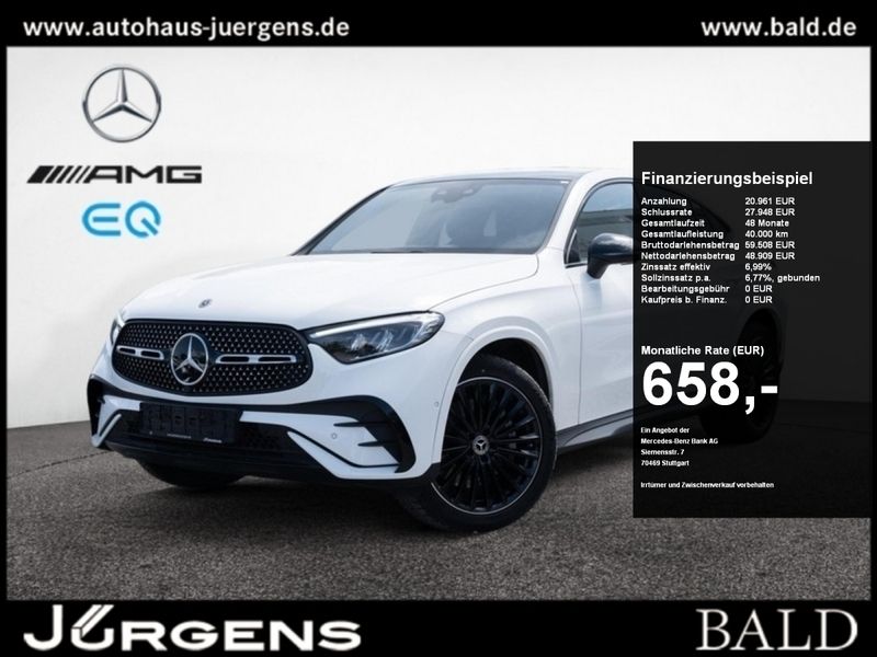 Unilack polarweiss Gebraucht 2024 Mercedes GLC300 AMG Coupé | 68.880 € (Fairer Preis) - Bild 1/4