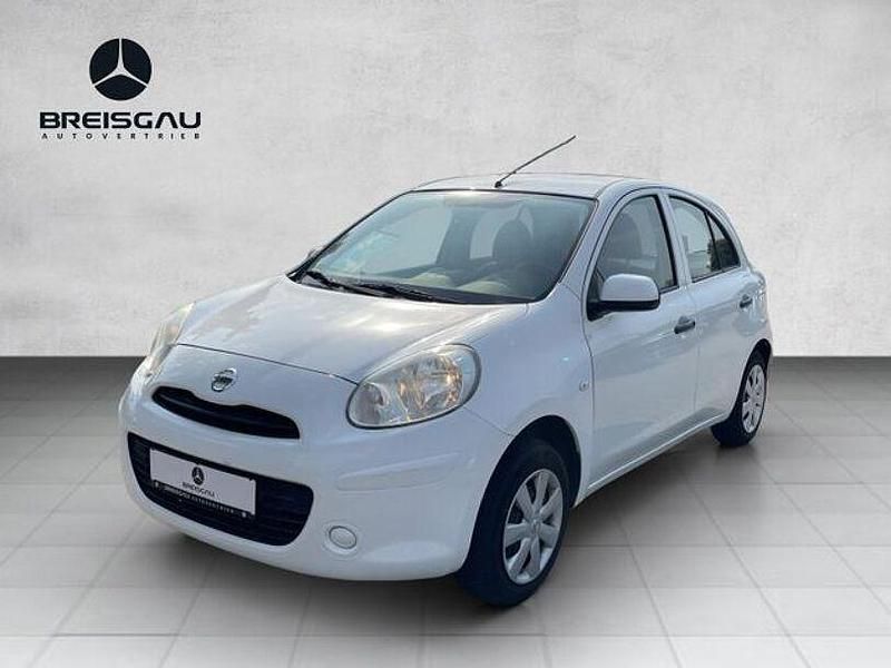 Weiß Gebraucht 2012 Nissan Micra Kleinwagen | 4.990 € (Fairer Preis) - Bild 1/4