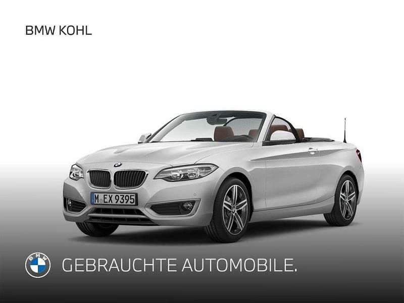 Weiss Gebraucht 2016 BMW 218 Sport Line Cabrio | 19.890 € (Fairer Preis) - Bild 1/4
