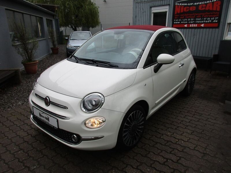 Weiß Gebraucht 2016 Fiat 500 Lounge Cabrio | 8.699 € (Fairer Preis) - Bild 1/4