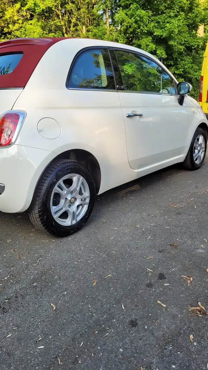 Gebraucht Fiat 500 85 PS (62 kW) 2013 Weiß Cabrio