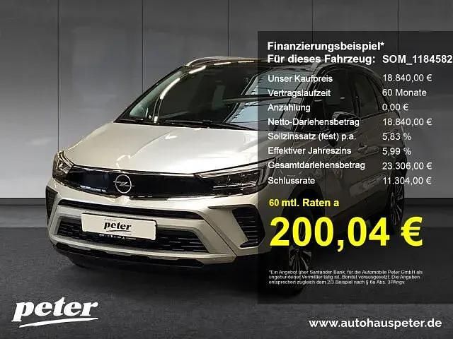 Grau Gebraucht 2024 Opel Crossland Elegance SUV | 19.840 € (Fairer Preis) - Bild 1/4