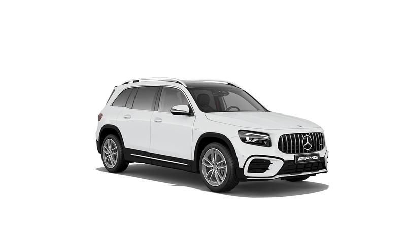 Polarweiß Neu 2025 Mercedes GLB35 AMG SUV | 78.677 € - Bild 1/4