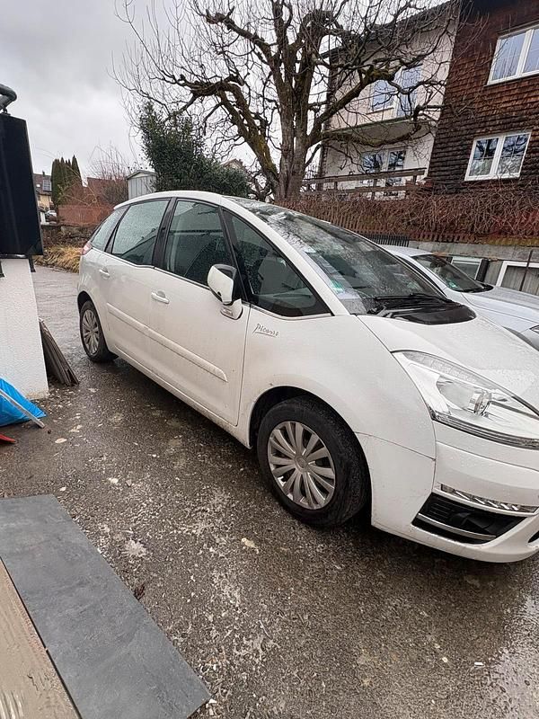 Gebraucht Citroën C4 Picasso 112 PS (82 kW) 2012 Weiß Van / Kleinbus