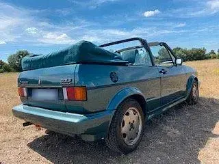 Gebraucht VW Golf Cabriolet Edition 76 PS (55 kW) 1990 Grün Cabrio