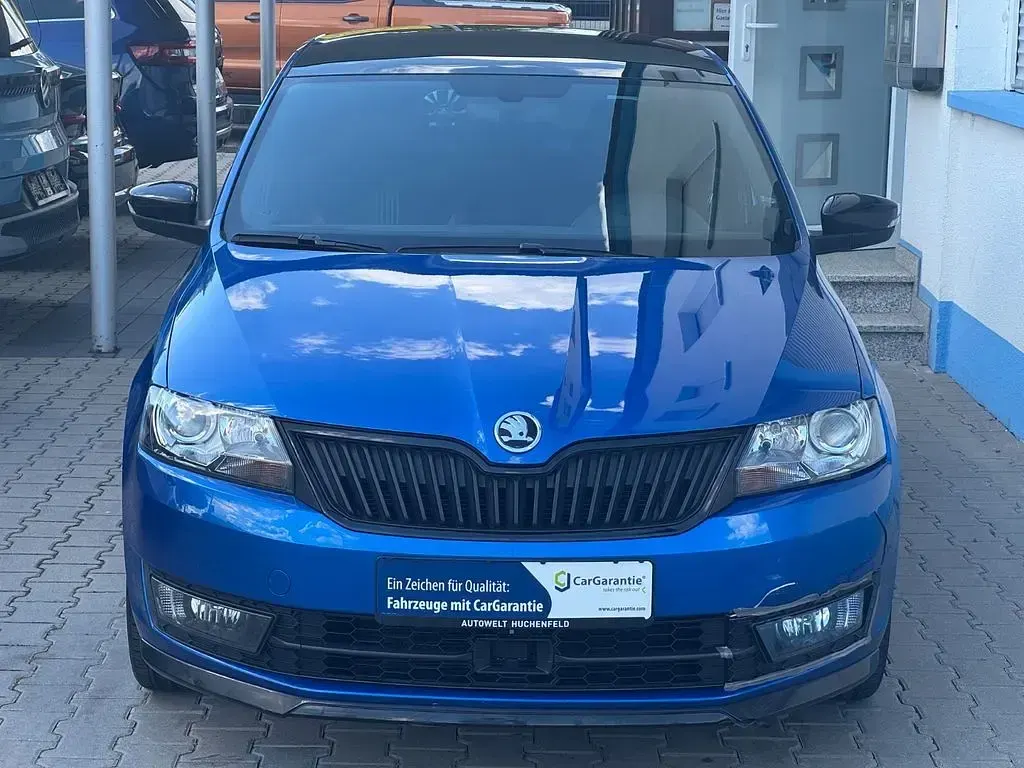 Gebraucht Skoda Rapid Monte Carlo 116 PS (85 kW) 2016 Blau Kleinwagen