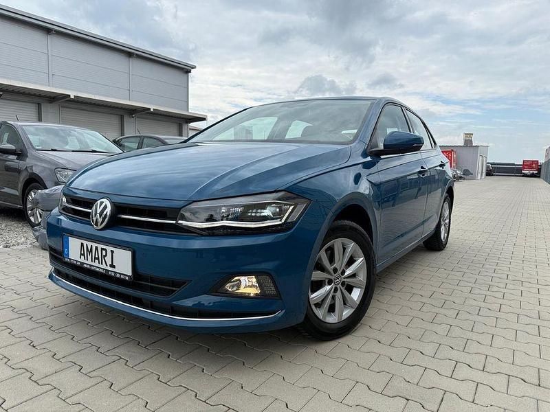 Blau Gebraucht 2019 VW Polo Highline Limousine | 13.499 € (Guter Preis) - Bild 1/4