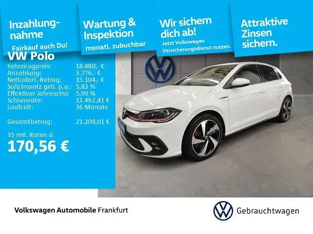 Gebraucht VW Polo GTI 207 PS (152 kW) 2023 Weiß Kleinwagen