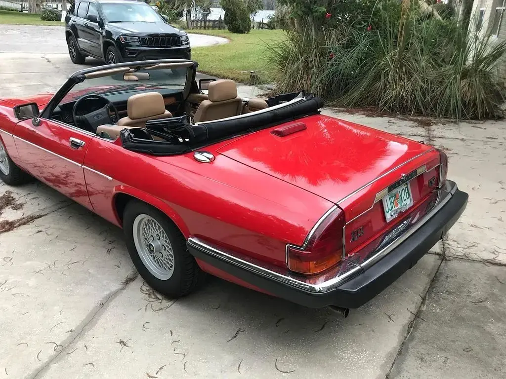 Gebraucht Jaguar XJS 281 PS (206 kW) 1990 Rot Cabrio