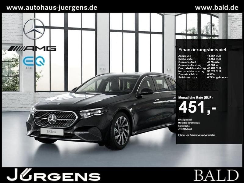 Gebraucht Mercedes E300 204 PS (150 kW) 2025 Metalliclack obsidianschwarz m Kombi
