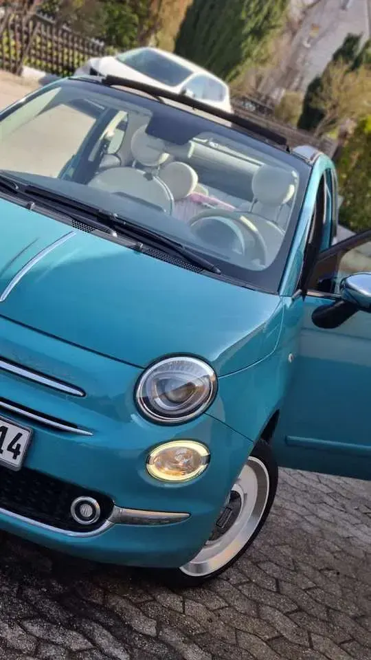 Gebraucht Fiat 500 69 PS (50 kW) 2018 Verde riviera Cabrio