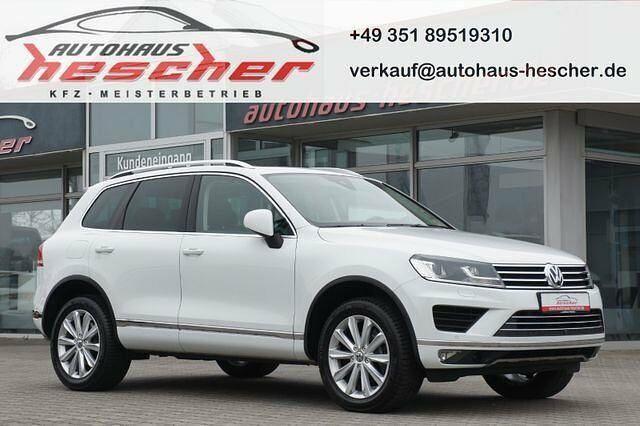Weiß Gebraucht 2014 VW Touareg Terrain Tech SUV | 24.980 € (Teuer) - Bild 1/2