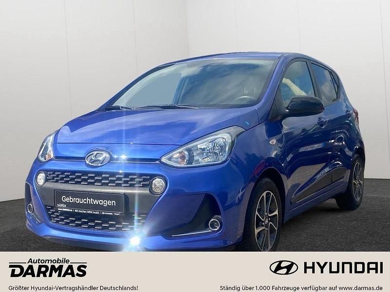 Blau Gebraucht 2018 Hyundai i10 Passion Kleinwagen | 9.690 € (Fairer Preis) - Bild 1/4