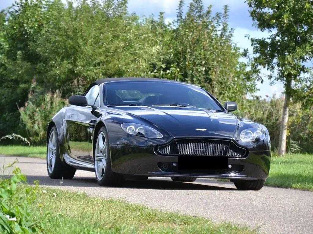 Gebraucht Aston Martin V8 Vantage 426 PS (313 kW) 2009 Schwarz Cabrio