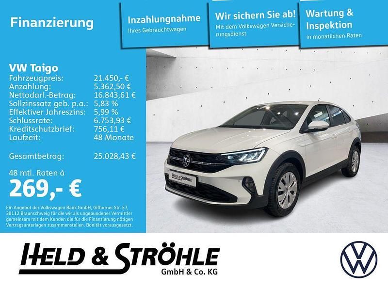 Pure white Gebraucht 2025 VW Taigo SUV | 21.450 € (Fairer Preis) - Bild 1/4