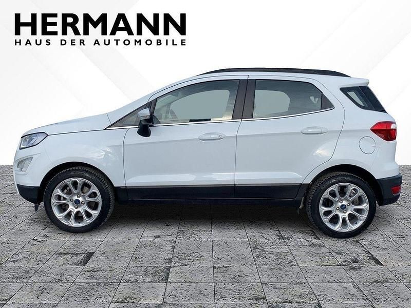 Gebraucht Ford Ecosport Titanium 125 PS (91 kW) 2022 Frost weiss (weiß) SUV