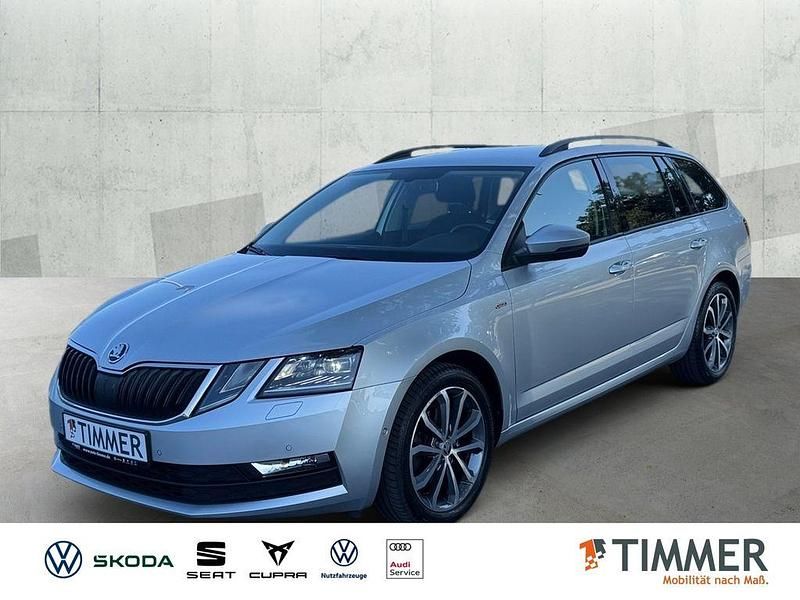 Brilliantsilber metallic Gebraucht 2020 Skoda Octavia Soleil Kombi | 18.750 € (Guter Preis) - Bild 1/4