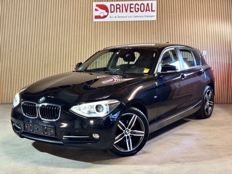 Schwarz Gebraucht 2012 BMW 116 Sport Line Kleinwagen | 9.900 € (Fairer Preis) - Bild 1/4