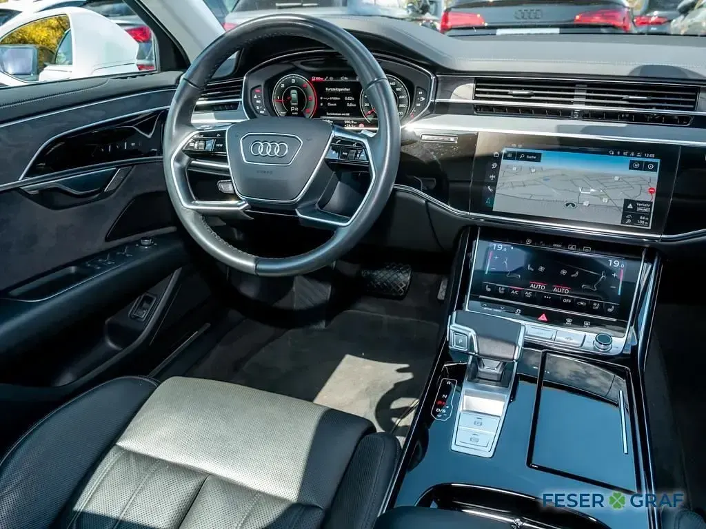 Gebraucht Audi A8 Ambiente 286 PS (210 kW) 2024 Gletscherweiß metallic Limousine