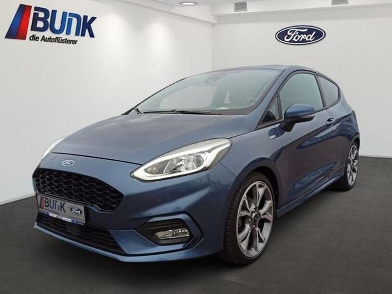Lackierung chromablau met Gebraucht 2020 Ford Fiesta ST-Line Kleinwagen | 15.490 € (Fairer Preis) - Bild 1/4