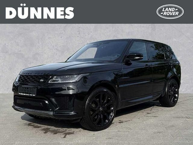 Schwarz (santoriniblack metallic) Gebraucht 2020 Land Rover Range Rover Sport HSE SUV | 49.990 € (Superpreis) - Bild 1/4