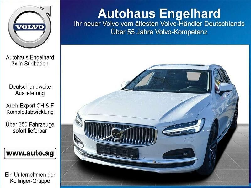 Crystal white / metallic Gebraucht 2024 Volvo V90 Ultimate Kombi | 58.888 € - Bild 1/3