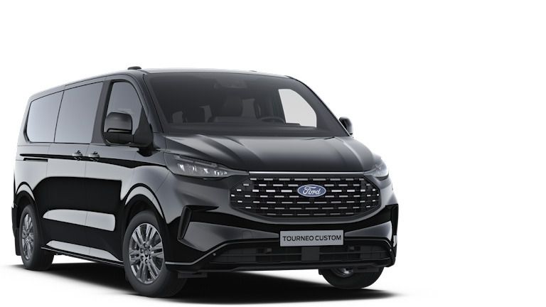 Agate black metallic Neu 2024 Ford Tourneo Custom Titanium | 63.308 € (Fairer Preis) - Bild 1/1