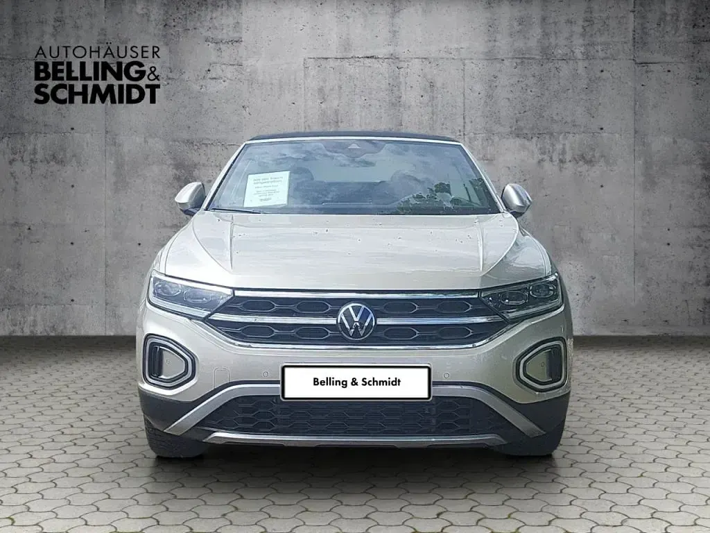 Gebraucht VW T-Roc Cabriolet Style 110 PS (80 kW) 2023 Ivory silver (metallic) Cabrio