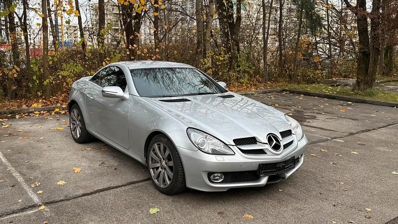Silber Gebraucht 2008 Mercedes SLK200 Cabrio | 5.200 € (Fairer Preis) - Bild 1/4