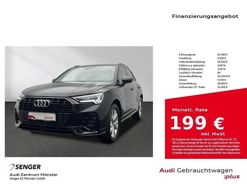 Schwarz Gebraucht 2022 Audi Q3 S-Line SUV | 34.480 € (Guter Preis) - Bild 1/1