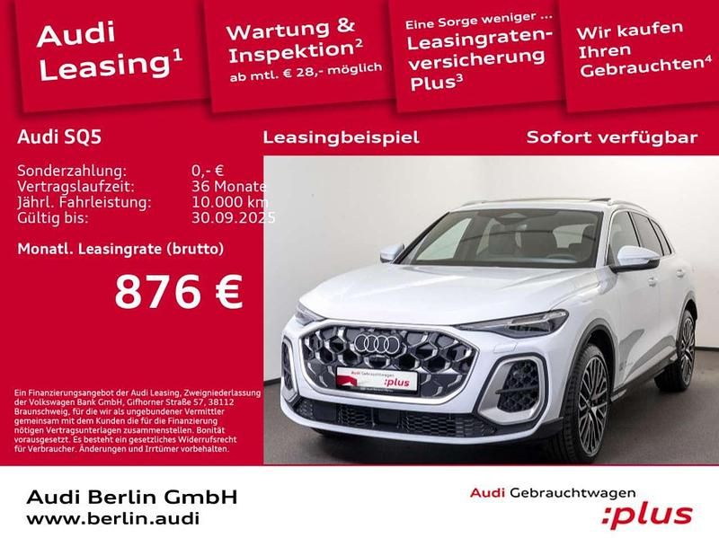 Gletscherweiß metallic Gebraucht 2025 Audi SQ5 Ambiente SUV | 89.890 € (Etwas zu teuer) - Bild 1/3