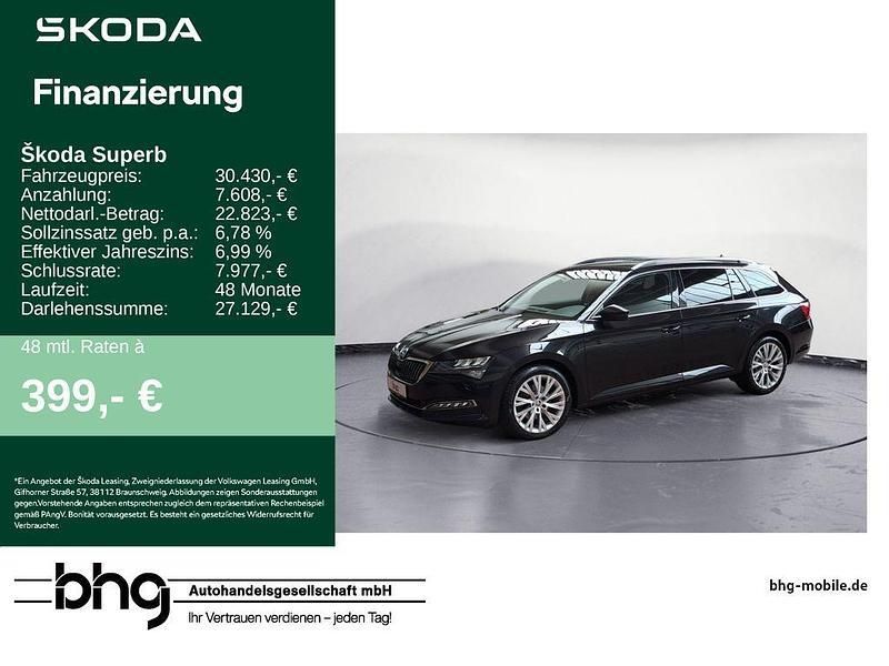 Schwarz Gebraucht 2022 Skoda Superb Style Kombi | 30.430 € (Etwas zu teuer) - Bild 1/4