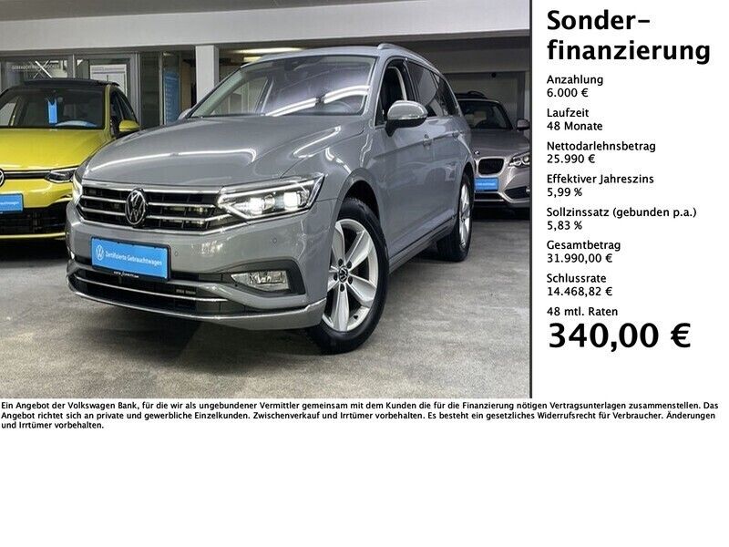 Grau Gebraucht 2022 VW Passat Elegance Kombi | 28.480 € (Etwas zu teuer) - Bild 1/4