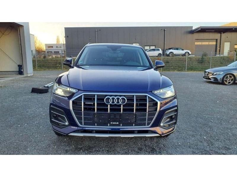 Blau Gebraucht 2021 Audi Q5 Advanced SUV | 28.980 € (Superpreis) - Bild 1/3