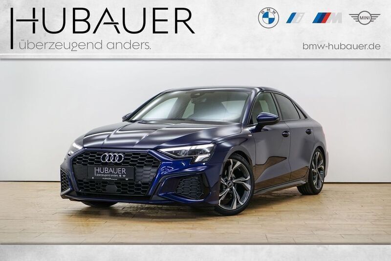 Navarrablau Gebraucht 2022 Audi A3 Sport Limousine | 29.990 € (Teuer) - Bild 1/4
