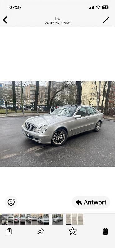 Gebraucht Mercedes E320 2004 Silber Limousine