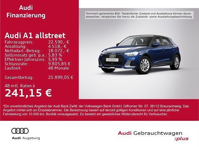 Blau Gebraucht 2022 Audi A1 S-Line Kleinwagen | 22.590 € (Fairer Preis) - Bild 1/4