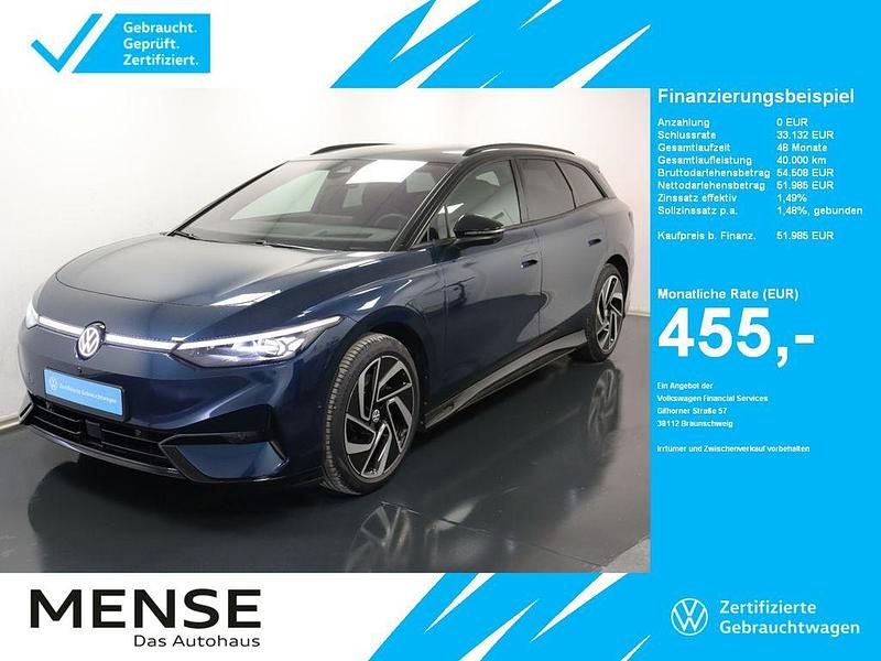 Aquamarinblau Gebraucht 2024 VW ID.7 Pro Limousine | 51.985 € (Etwas zu teuer) - Bild 1/4