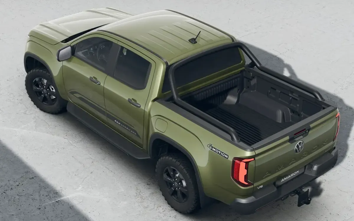 Nowe VW Amarok Dark Label 241 KM (177 kW) 2026 Zielony Pickup