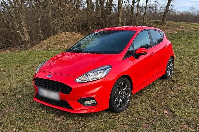 Rot Gebraucht 2019 Ford Fiesta ST-Line Kleinwagen | 9.000 € (Superpreis) - Bild 1/4